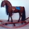 Plush Covered Vintage German horse